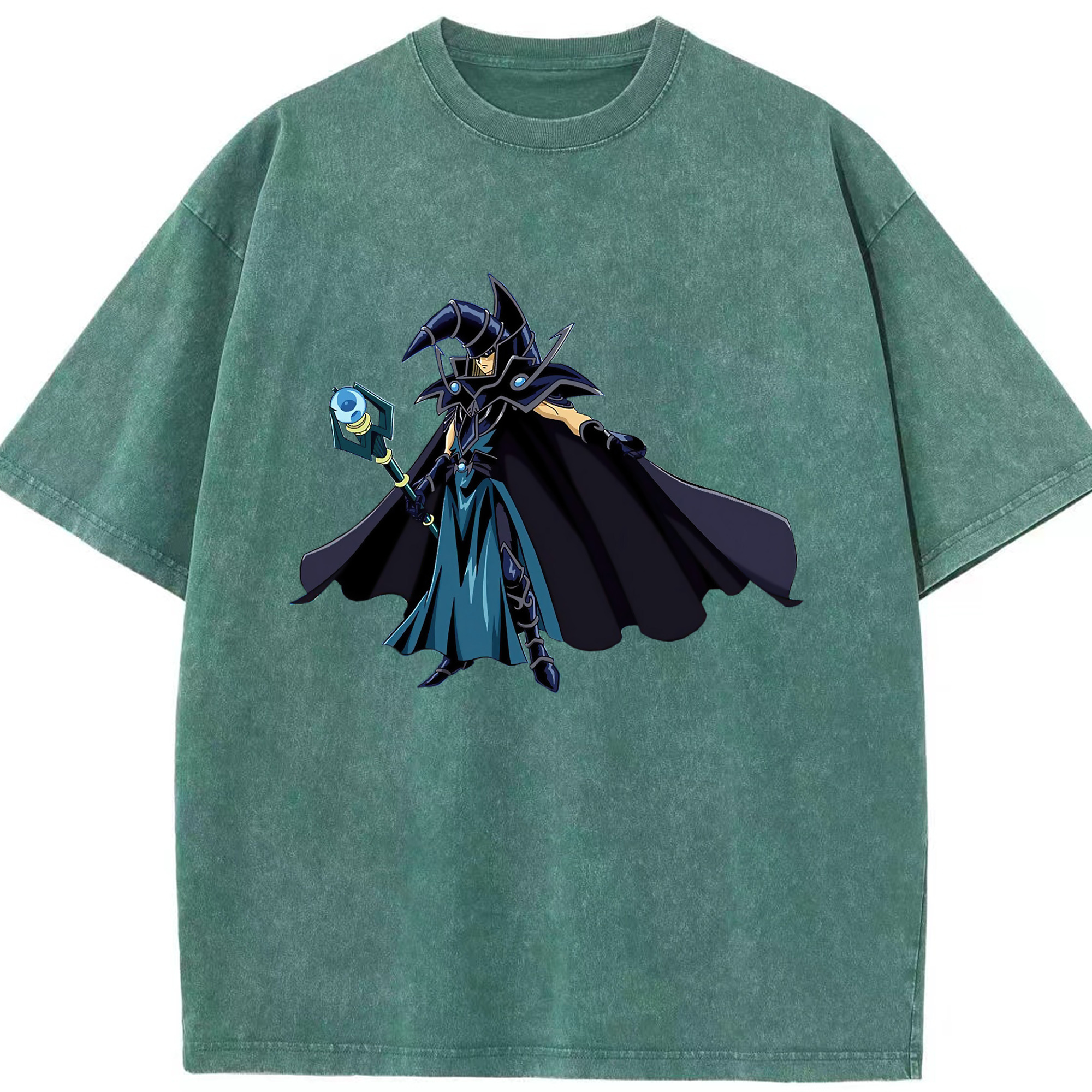 （画像用） 遊☆戯☆王 Yu-Gi-Oh! 綿100% ヴィンテージ風 半袖Tシャツ（フロントプリント）